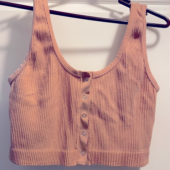 aerie Other - Aerie dusty rose snap front bralette XXL
